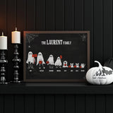 Personalized Halloween Sign, Custom Halloween Family Sign