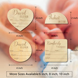 Personalized Wooden Baby Announcement Sign