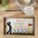 Personalized Golf Wooden Sign Plaque