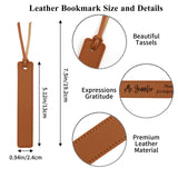 Personalized Leather Bookmark, Classic Stitched Bookmark, Gift for Wonmen Teachers