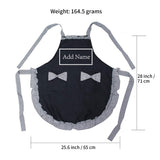 Personalized Name Embroidered Women's Apron | Customized Retro Cute Apron