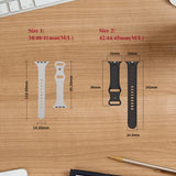 Personalized Engraved Silicone iWatch Band