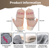 Personalized Winter Fingerless Gloves