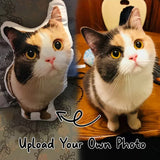 Custom Pet Pillow with Photo Double-Side Printing Pillow 3D Printing Shaped Pillow Stuffed Plush Toy Pillow Back to School Gift Pet Lover Gift Pet Memorial Gift Birthday Gift Bedding Pillow