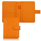 Personalised Durable Leather Passport Cover, Custom Luggage Tag Set with Name