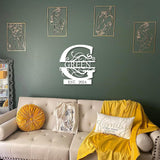 Custom Metal Name Sign | Metal Wall Art | Last Name Sign