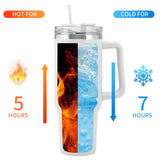 Personalized 40 Oz Tumbler with Handle, 3 Designs