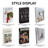 6 Pcs Modern Home Decorative Books, Foldable Faux Decorative Books Home Decor
