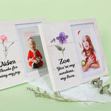 Personalized Birth Flower Photo Frame