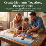 Personalized Photo Puzzle Custom Jigsaw Puzzle from Your Picture 35-1000 Pieces with Gift Box Birthday Gifts for Family Couples Friends Wedding Anniversary Graduation Xmas Gifts