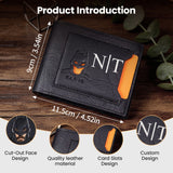Personalized Bat Wallet with Name