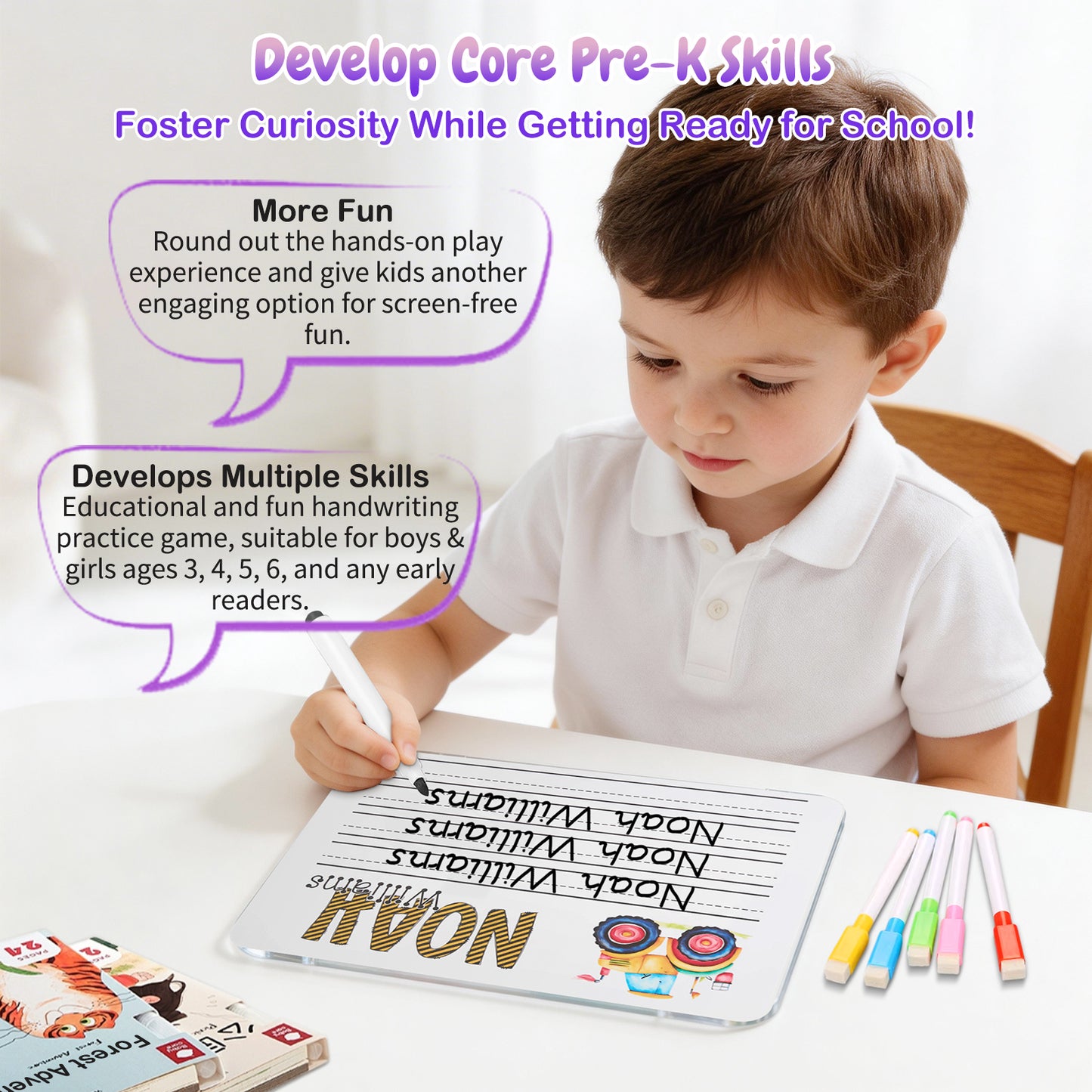 Personalized Name Practicing Board for Kids