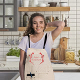 Personalized Canvas Embroidered Apron