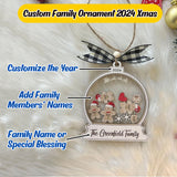 Personalized Gingerbread Family Xmas Ornament
