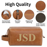 Personalized UV Printed Toiletry Bag Customizable PU Leather Bag Dopp Kit Waterproof Wash Bag Suitable