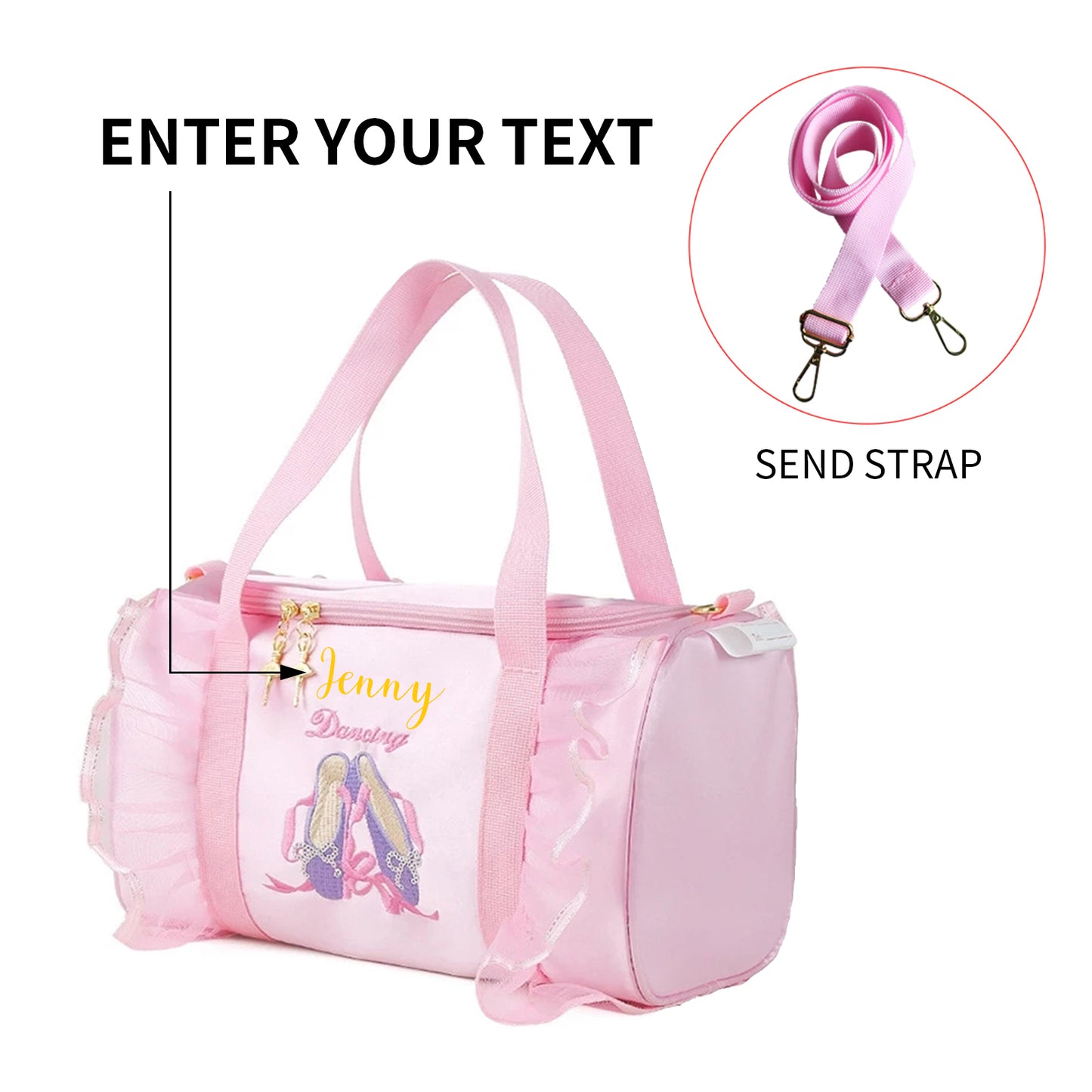 Large Capacity Kids Dance Ballet Bag