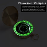 Personalized Engraved Fluorescent Compass