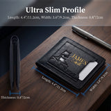 Personalized Bat ID Wallet with Name