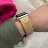 Personalized Engraved Silicone iWatch Band