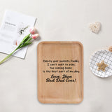 Personalized Wooden Storage Tray for Dad