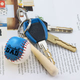 Personalized Mini Baseball Keychain