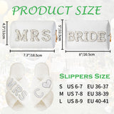 Pearl Letter Slipper Makeup Bag