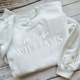 Personalized Bride Sweatshirt