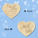 Personalized Wooden Baby Announcement Sign