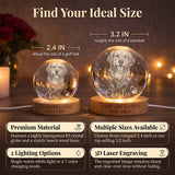 Personalized Night Light 3D Photo Crystal Ball