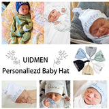 Personalized Baby Hats with Embroidery Name
