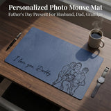 Personalized Dad Photo Desk Mat