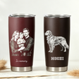 Personalized 20oz Tumbler with Engraved Picture & Text 20 Oz Stainless Steel Travel Tumbler Cup Mug Personalized Gifts for Father's Day Birthday Christmas Anniversary for Men Women Kids