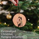 Personalized Family Portrait Xmas Ornament Gift