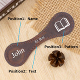 Personalized PU Leather Magnetic Bookmark