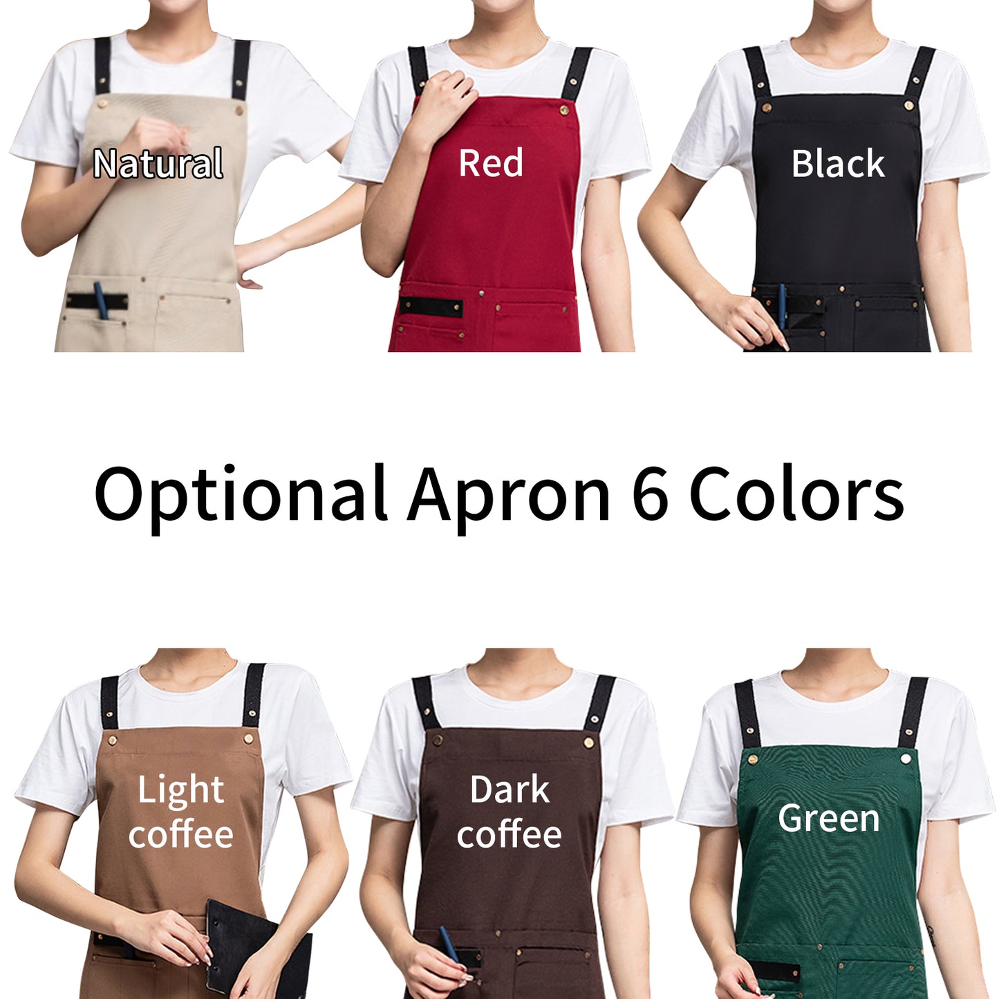Personalized Canvas Embroidered Apron