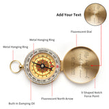 Personalized Engraved Fluorescent Compass