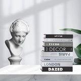 Luxurious Modern Faux Decorative Books Set for Home Decor Bookshelf, Coffee Table