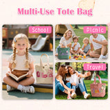 Personalized Embroidered Corduroy Tote,Custom Name Tote Bag