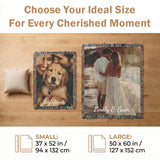 Personalized Blanket with Picture Text