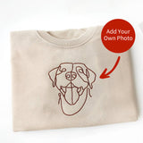 Personalized Pet Photo Embroidered Sweatshirt