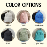 Personalized Backpack with Patches Custom Name Travel Bag Chenille Letter Patches Preppy Backpack Back to School Backpack Large Capacity Daycare Bag Birthday Gift Personalized Gift 10*5*13"