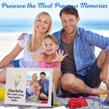 Personalized Birth Flower Photo Frame