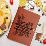 Personalized Leather Recipe Book