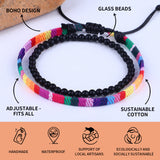 Handmade Surf String Wave Bracelets