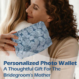 Personalized Photo Lining Purse Custom Wedding Clutch with Photo & Text Women's Evening Handbags Wedding Purse Gift for Mother Gifts for Mother’s Day Birthdays Anniversaries Christmas