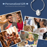 Personalized Heart Hoop Earrings