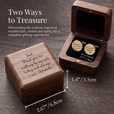 Personalized Father of the Bride Cufflinks Custom Engraved Cufflinks Forever Your Little Girl Stainless Steel Cuff Links with Wood Gift Box Jewelry Gift for Father Wedding Gifts for Daddy