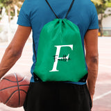 Personalized Drawstring Backpack with Custom Name | Durable Customized Party Bag