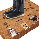 Personalized Pet Doormat, Customised Dog Floor Mat