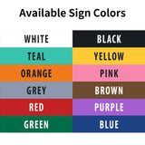 Personalized Metal Retro Sign